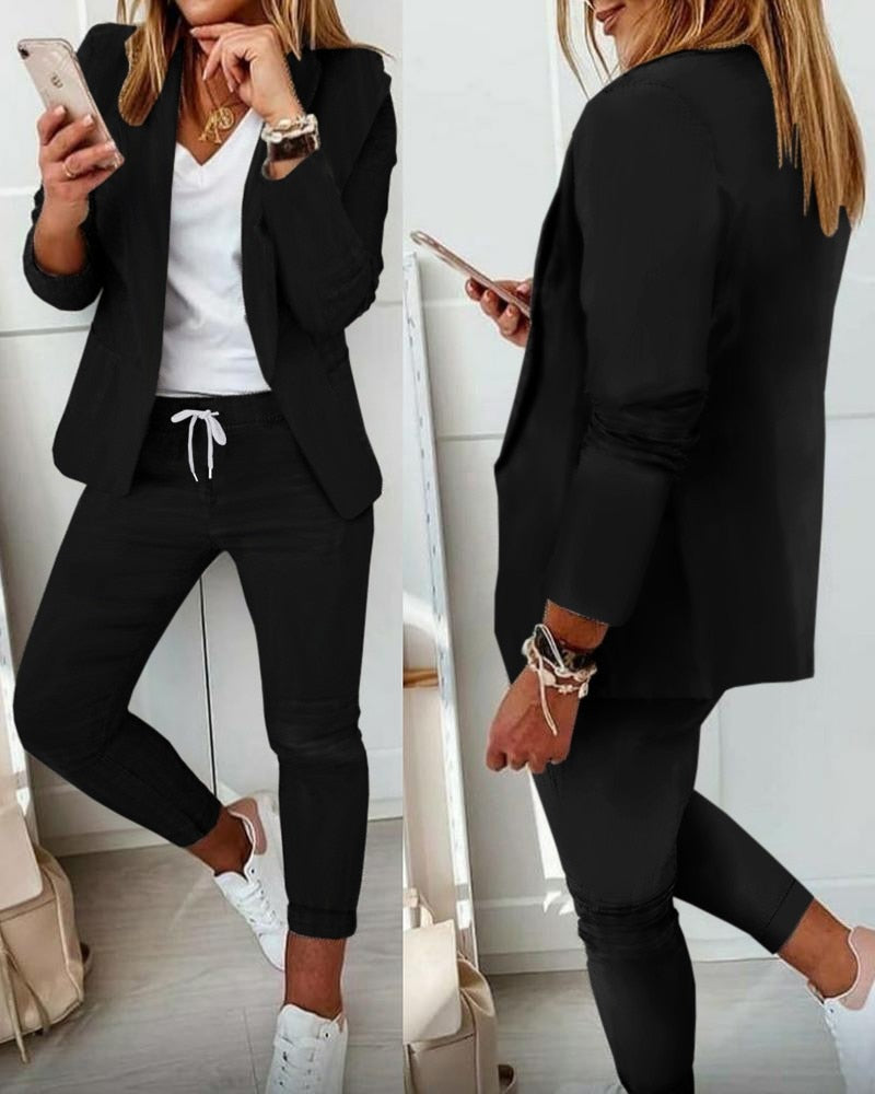 Kayla™ - Elegantes Blazer-Set [Blazer+Hose]