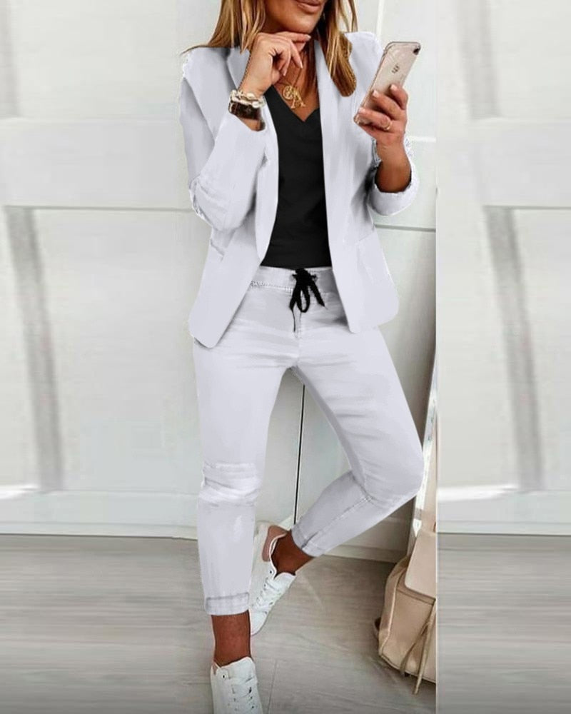 Kayla™ - Elegantes Blazer-Set [Blazer+Hose]